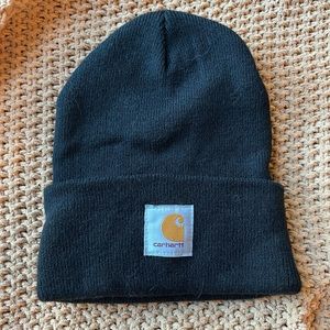 Black Carhartt Cuffed Knit Beanie